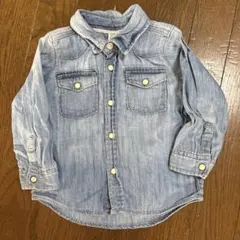 baby GAPデニム長袖シャツ 90cm