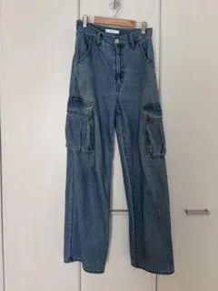 MOUSSY デニムカーゴパンツ