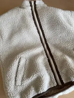 lovetonic フリースジャケット クリーム色