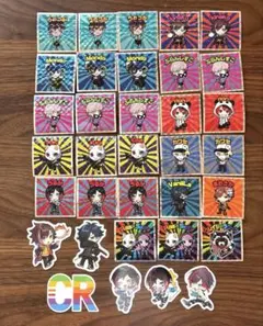 CR クレイジーラクーンマンチョコ　ステッカー　シート　セット