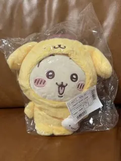 ちいかわ×サンリオキャラクターズ うさぎ×ポムポムプリン ぬいぐるみ