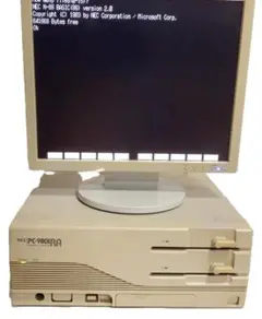 ジャンク品　PC-9801 RA2　システム動作確認済み