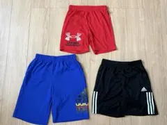 キッズadidasハーフパンツ１５０センチ3枚セット