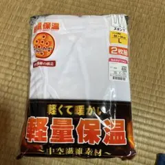 軽量保温下着 肌着　ズボン下　2枚入り Lサイズ