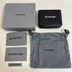 BALENCIAGA 二つ折り財布 CASH フラップ付きコイン＆カードホルダー