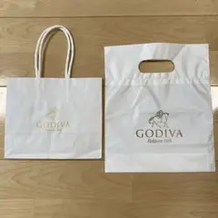 GODIVA ビニール袋&紙袋　ショッパー　お土産袋　ゴディバ　チョコレート