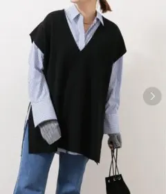 ジャーナルスタンダード　Vネックニットベスト