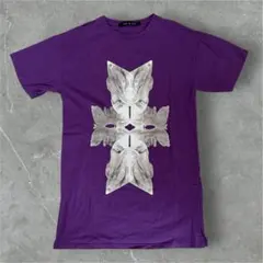 【美品】NO ID. グラフィックプリントロングTシャツ パープル ONEサイズのサムネイル