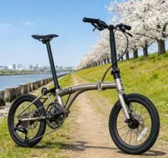 新品即納JAVA NEO 16インチ 349折りたたみ自転車 9速 油圧ディスクのサムネイル