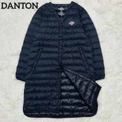 着用数回DANTON ロングライトダウン インナーダウン ブラック