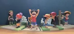 ワンピース ワールドコレクタブルフィギュア ログストーリーズ　4点セット