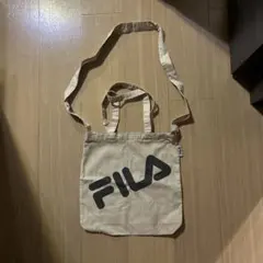 FILA キャンバス 2WAY トートバッグ ショルダーバッグ
