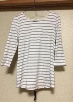 ☆新品未使用 ラボラトリーワーク ボーダーカットソー 七分袖☆のサムネイル