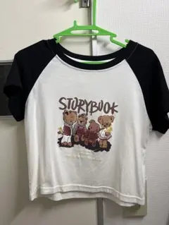 STORYBOOK ベアプリント ラグランTシャツ