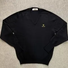 Lyle & Scott Vネックセーター 黒