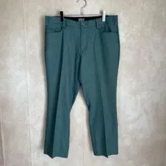 【美品】アディダス ゴルフ ストレートパンツ クロップド丈 スラックス グレー系