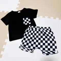 黒チェック　2点セット
