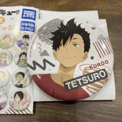 ハイキュー　黒尾鉄朗　Memories缶バッジ ハイキュー！！』缶バッジ4個セット EMOTIONS 黒尾鉄朗