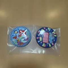 ディズニー刺繍缶バッジ 2個セット