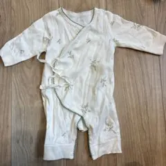 ululu 小花柄 newborn cotton coveral