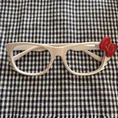 ハローキティ　メガネ　伊達メガネ　レンズ無し