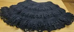ハンドメイドのかぎ針編みのケープ