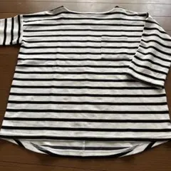 INGNI ボーダー柄 五分袖 カットソー ポケット付き