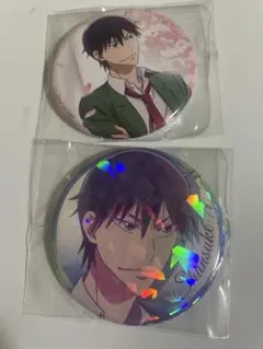 弱虫ペダル トムス 桜風缶バッジ ホロ 今泉俊輔セット