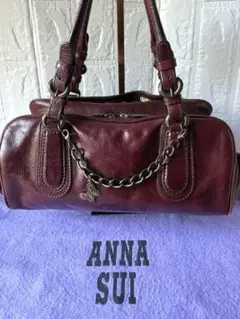 アナ・スイ　ハンドバッグ　エナメル　バーガンディ 楽天市場】【バッグ】ANNA SUI アナ スイ アナスイ 2WAY