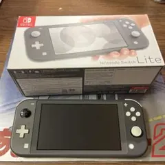 【美品・完品】Nintendo Switch Lite グレー 本体