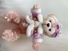 シェリーメイ　ぬいぐるみバッチ キーホルダー　クリスマス　Disney ディズニ