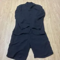 ネイビー カジュアルスーツ 上M下L