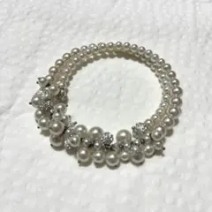 パールのチョーカーネックレス