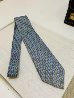 【まあまあ美品】dunhill ダンヒル　シルク ネクタイ 総柄　イタリア製