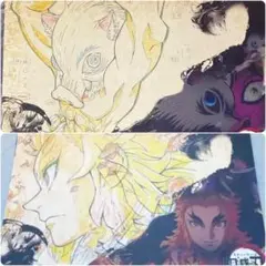 鬼滅の刃 煉獄、伊之助、ufotableランチョンマット セット