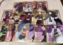 鬼滅の刃　アニプレックスオンラインくじ　クリア色紙　14枚セット
