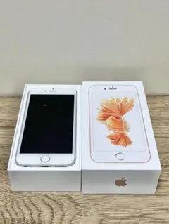 ※外カメ使用不可　iPhone6s シルバー 64GB 本体 SIMロック解除済