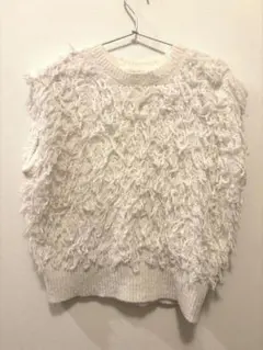 IENA ループ編みニットベスト