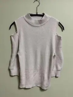 MAJESTIC LEGON オフショルダーセーター M ベージュ