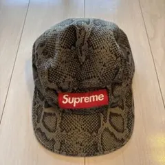 Supreme Washed Chino Twill Camp CapSnake