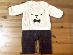 BEBE SLAP SLIP カバーオール　もこもこ　くま70 冬用