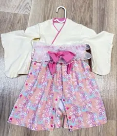 ベビー袴 女の子 80 ロンパース 宮参り 等