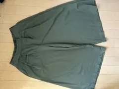 キュロットパンツ　オリーブグリーン ガウチョパンツ
