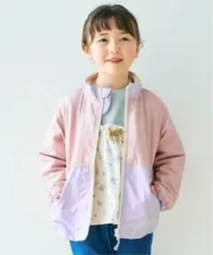 アプレレクール　ブルゾン　ジャケット　120 パープル　ピンク