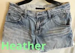 Heather デニムショートパンツ　Ｍ
