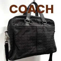 美品 COACH コーチ F70058 2WAY ビジネスバッグ ブリーフケース