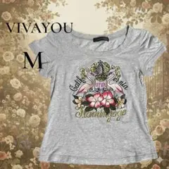 IVAYOU（ビバユー）マクブリング 平成ギャル グランジ ピッチtシャツ
