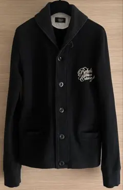 RUDE GALLERY BLACK REBELスウェットカーディガン ブラック