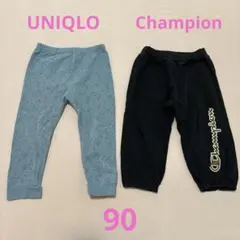 UNIQLO レギンス　ミッキー　champion パンツ　90 ズボン