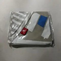 折りたたみエコバッグ ベージュ ストライプ